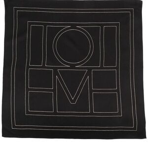 Toteme logo print scarf
